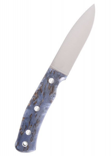 Cuchillo fijo Bosque Sueco, estable. Abedul rizado, azul  Casstrá¶m CA-13119 - Espadas y Más