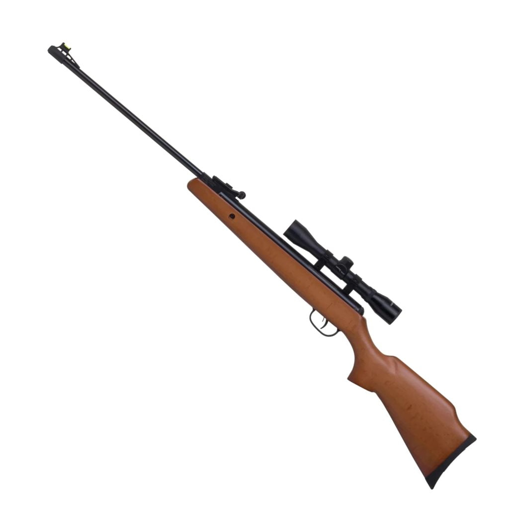 CROSMAN OPTIMUS carabina de aire con culata de madera y óptica 4x32