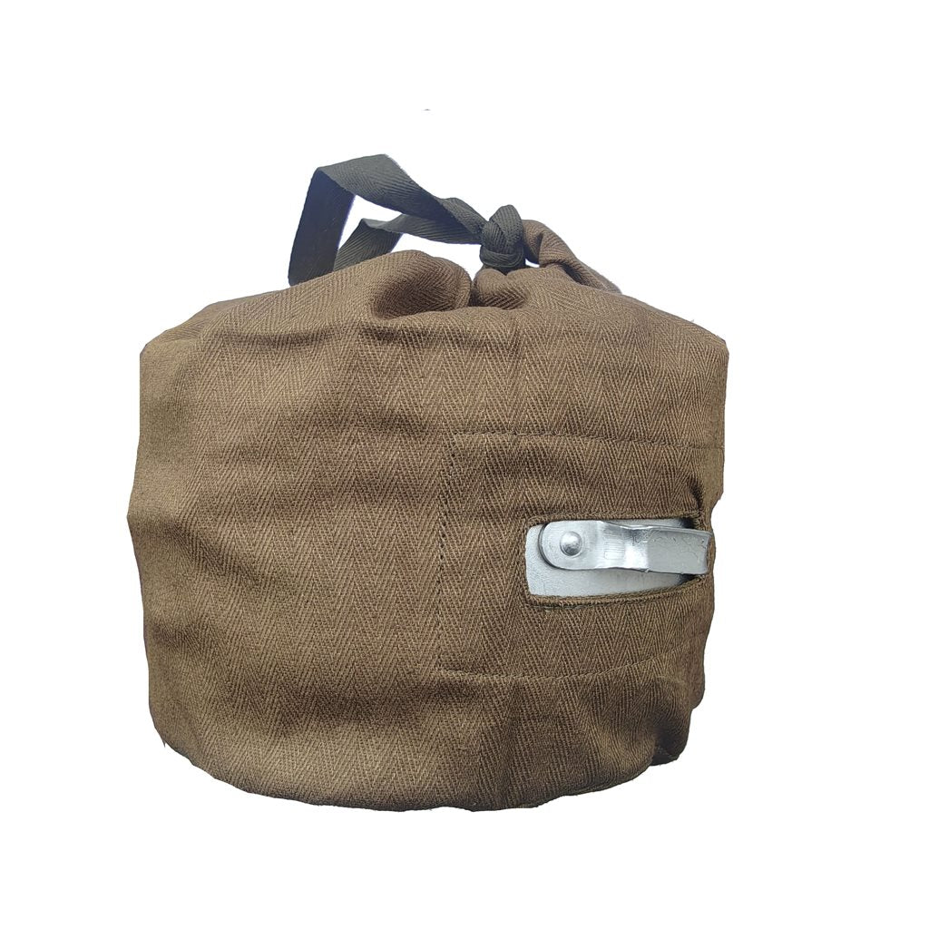 Funda de lona verde para fiambrera con asas CP-16-OD