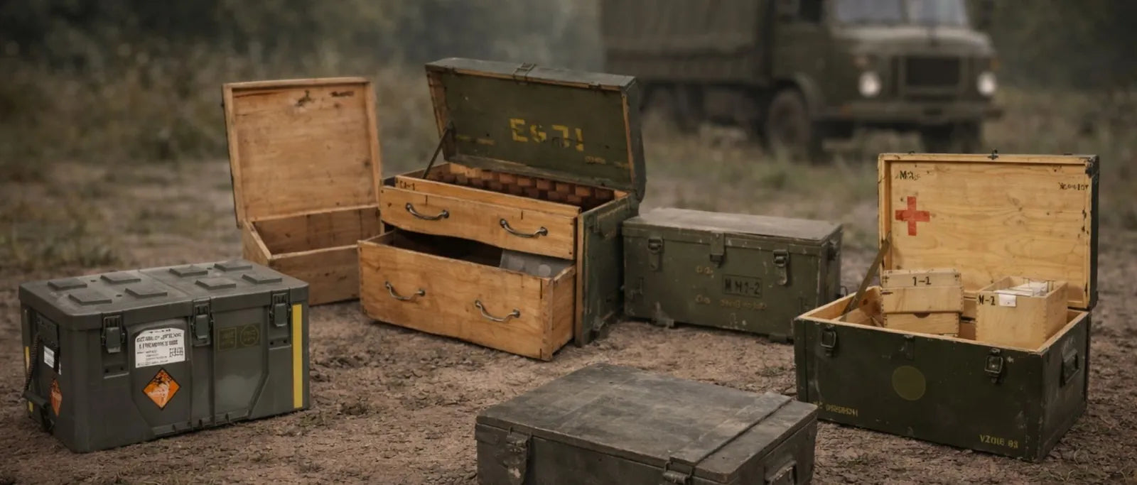 Cajas y cajones militares
