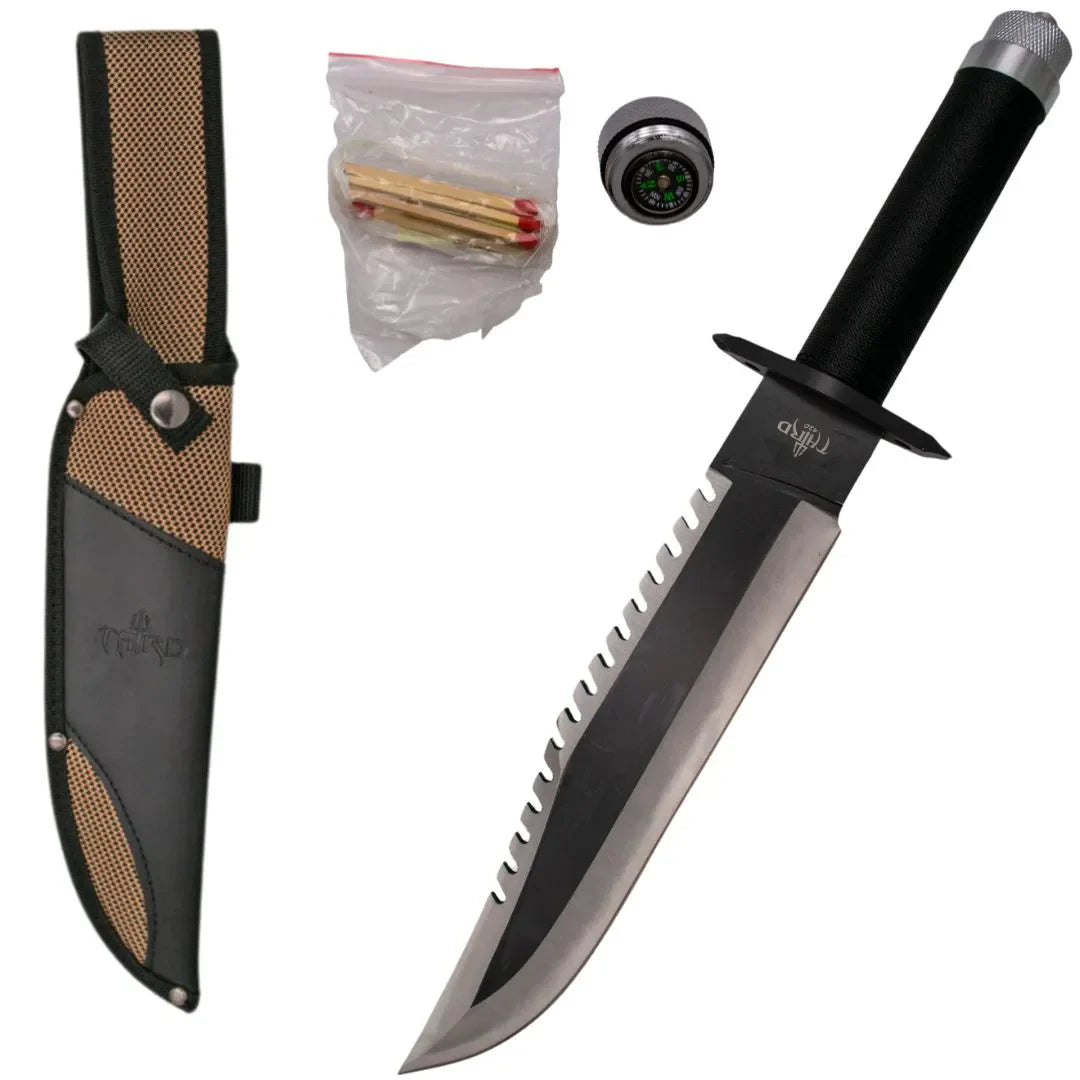 Cuchillo Táctico Third - Acabado Negro Satinado