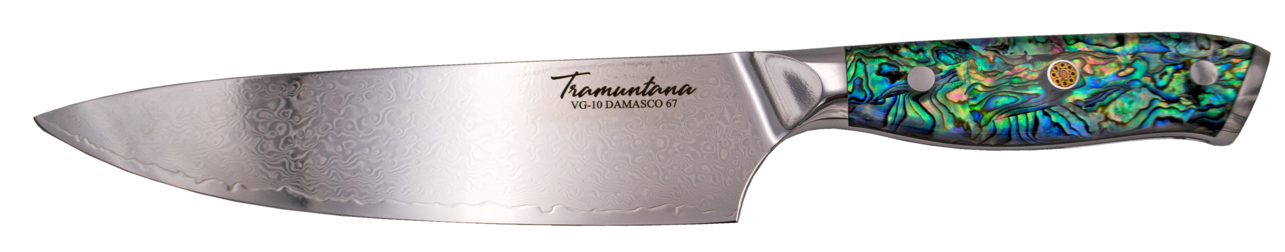 Imagen Cuchillo Cocina Tramuntana Chef Damasco VG10