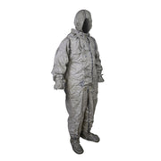 Traje antichímico NVA gris, talla 1/1 para persona de hasta 160 cm