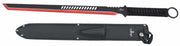 Machete Acero Inox 50 Cm Third Rojo y Negro