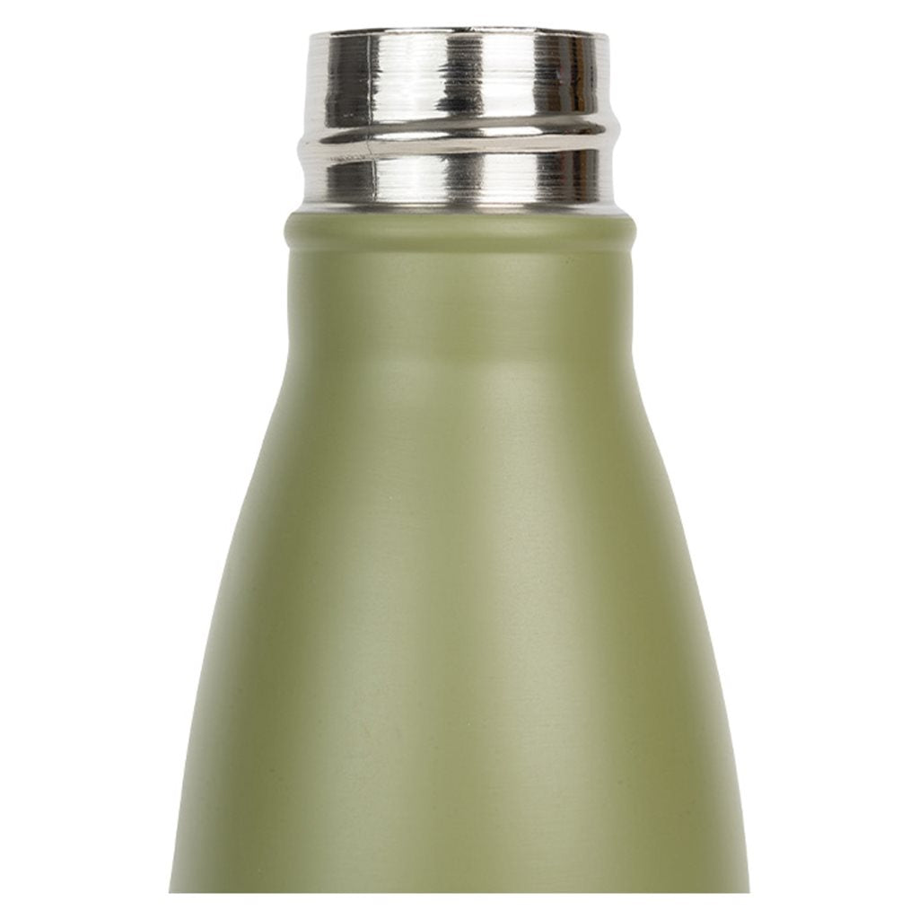 Termo 500 ml en forma de botella color verde mate JBTLTH500G