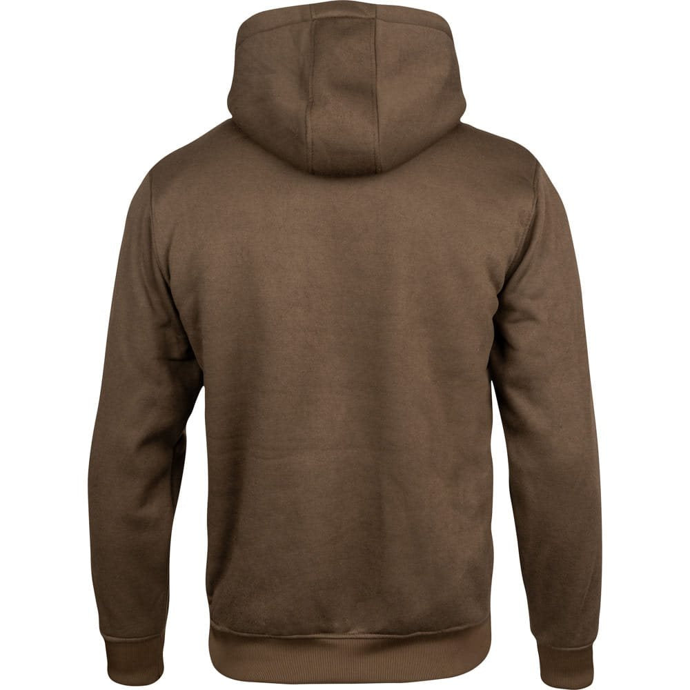 Sudadera Jack Pyke Yakka con forro sherpa, cremallera frontal y capucha con ribete de pelo