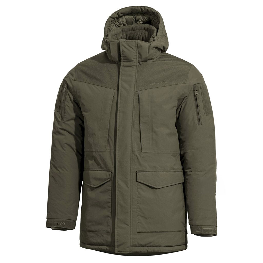 Parka HCP V2.0 parka térmica para hombre, impermeable y resistente a la lluvia y la nieve