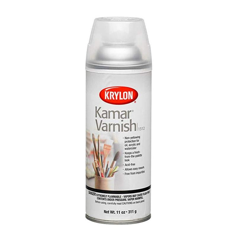 Barniz Kamar® archivístico incoloro para pinturas al óleo y a base de agua, 311 g