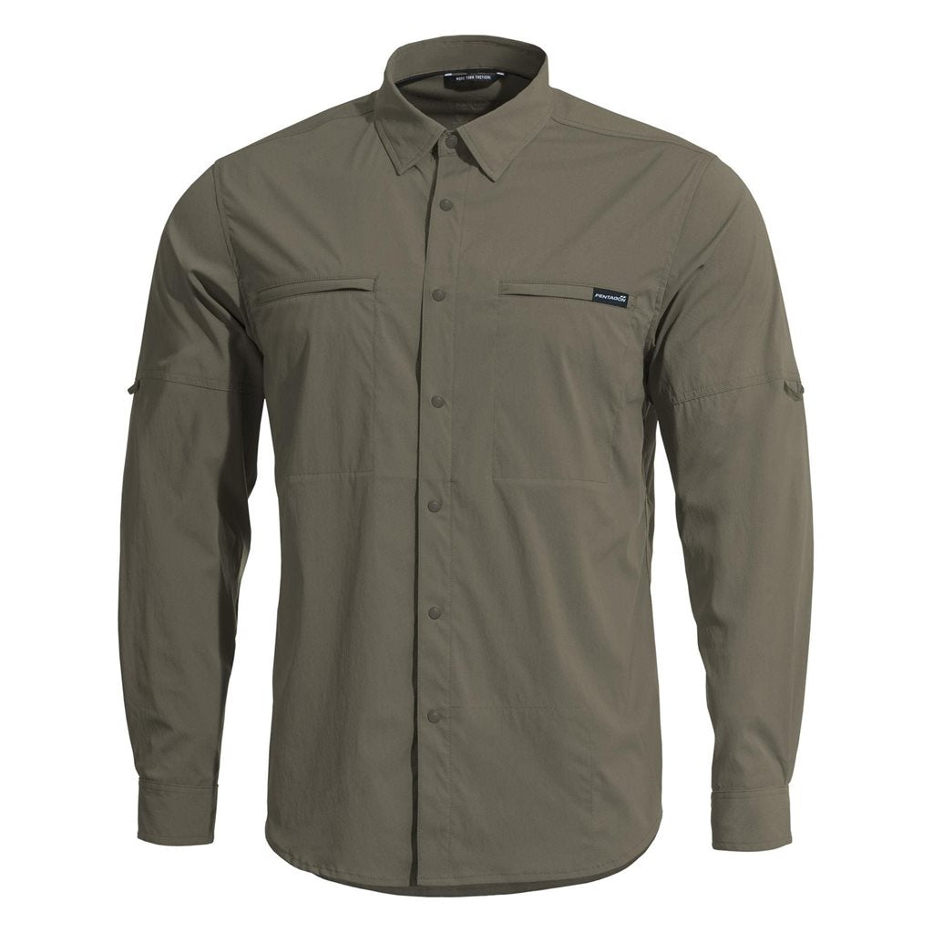 Camisa WAYNE SUNPROOF, tejido ligero y elástico con protección UPF 50+
