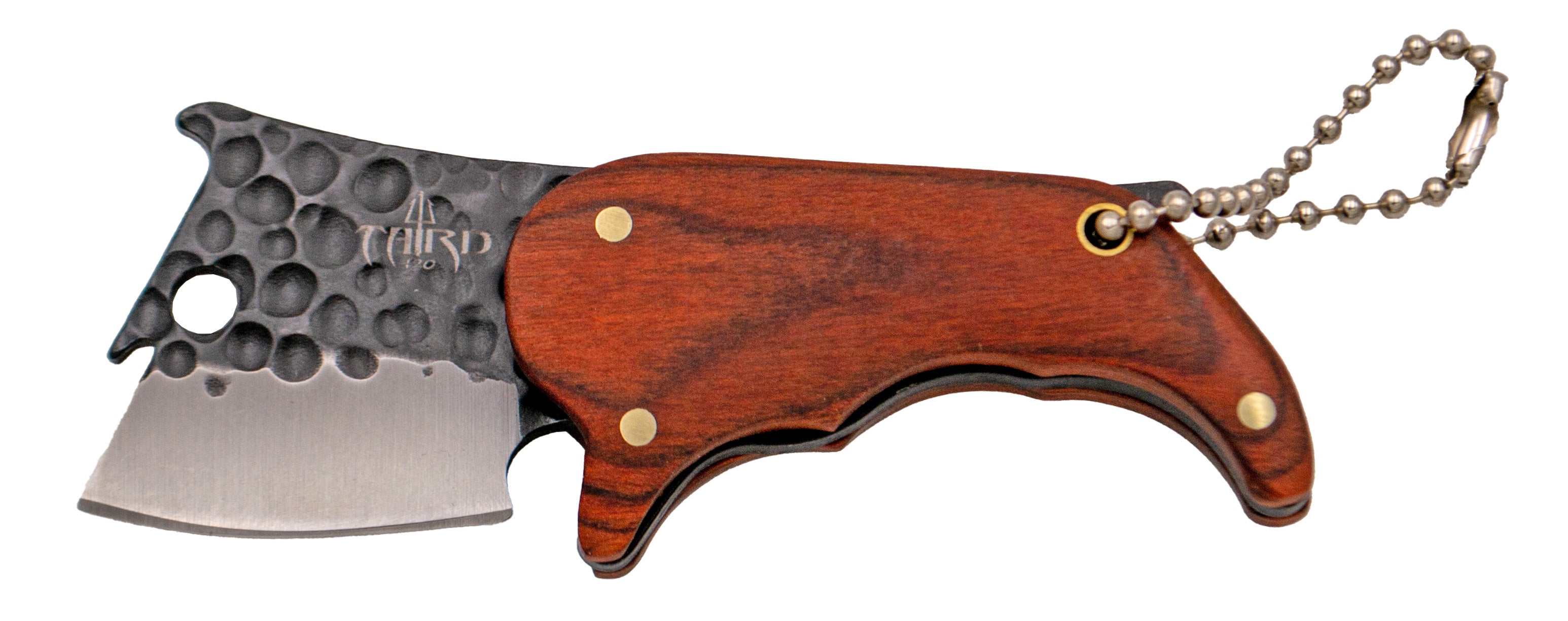 Third K2482 Knife 420 Steel and Pakkawood Handle with Sheath