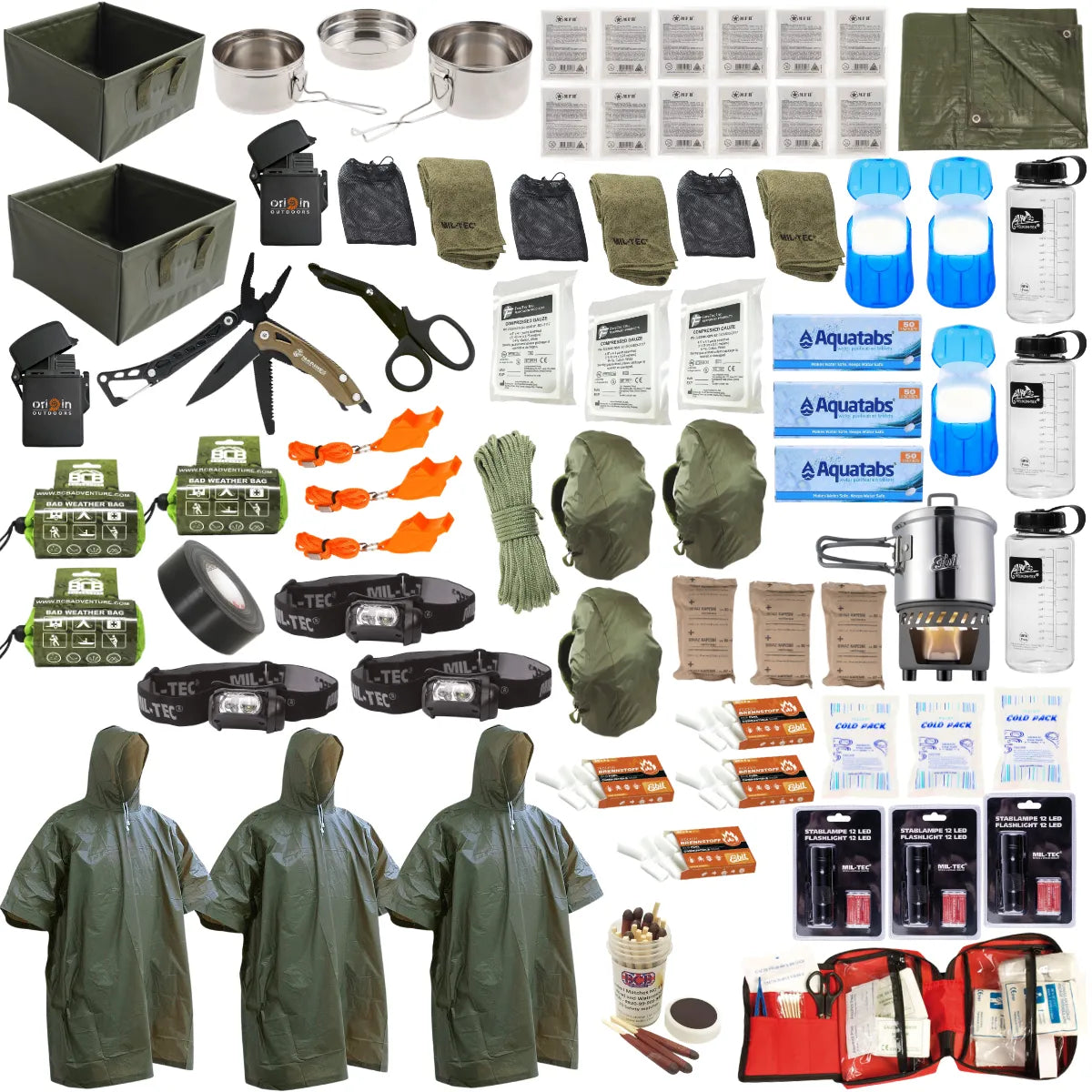 Kit Emergencia Prolongado Familiar – Máxima preparación para el hogar