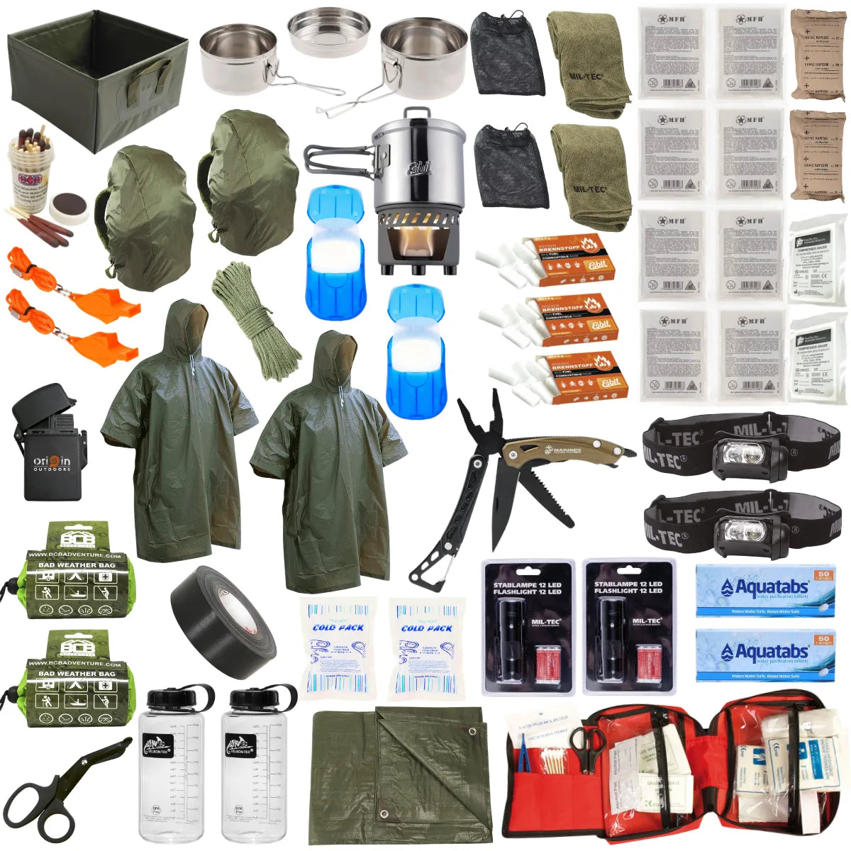 Kit Emergencia Prolongado para 2 Personas – Mayor autonomía compartida
