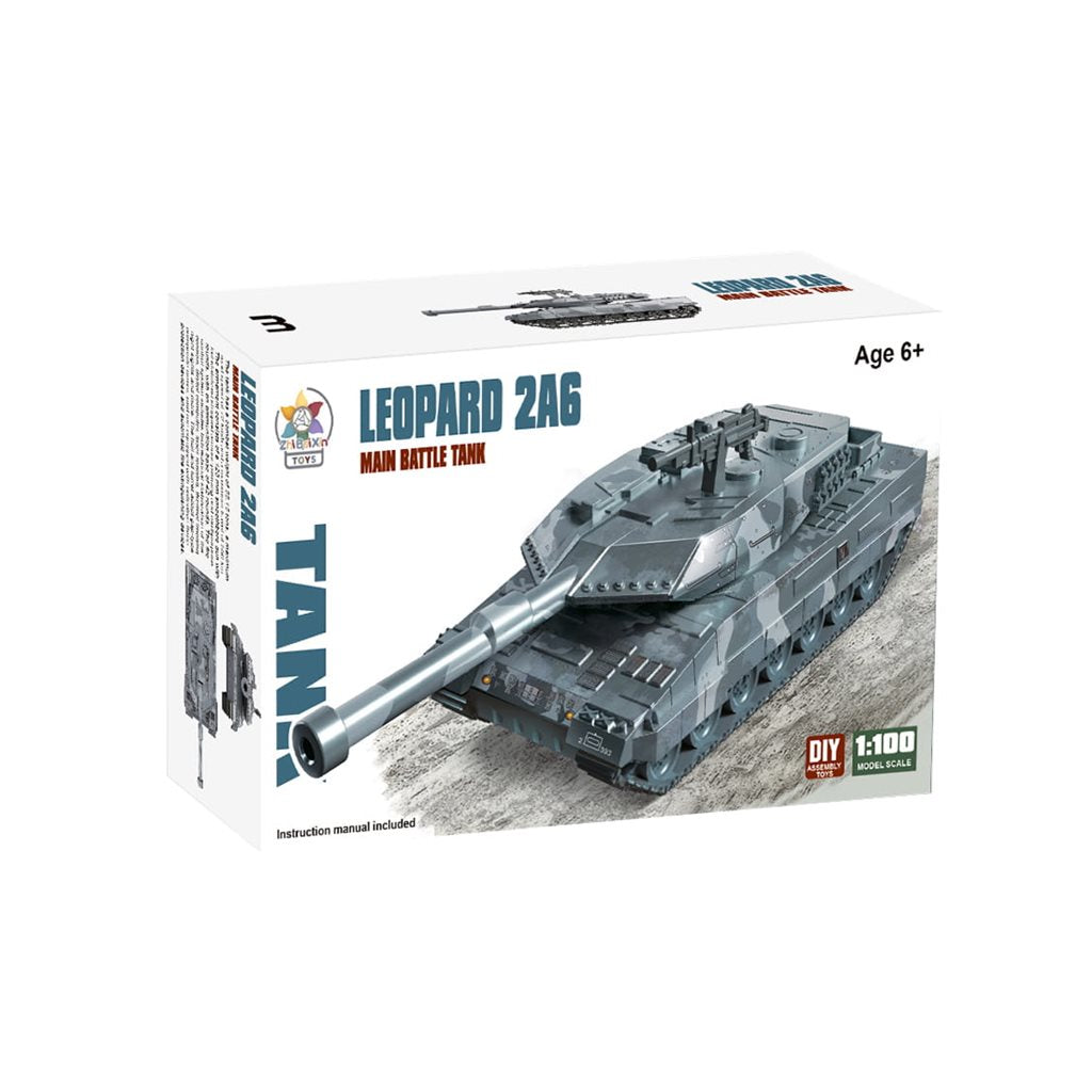 Maqueta del tanque Leopard 2A6 a escala 1:100