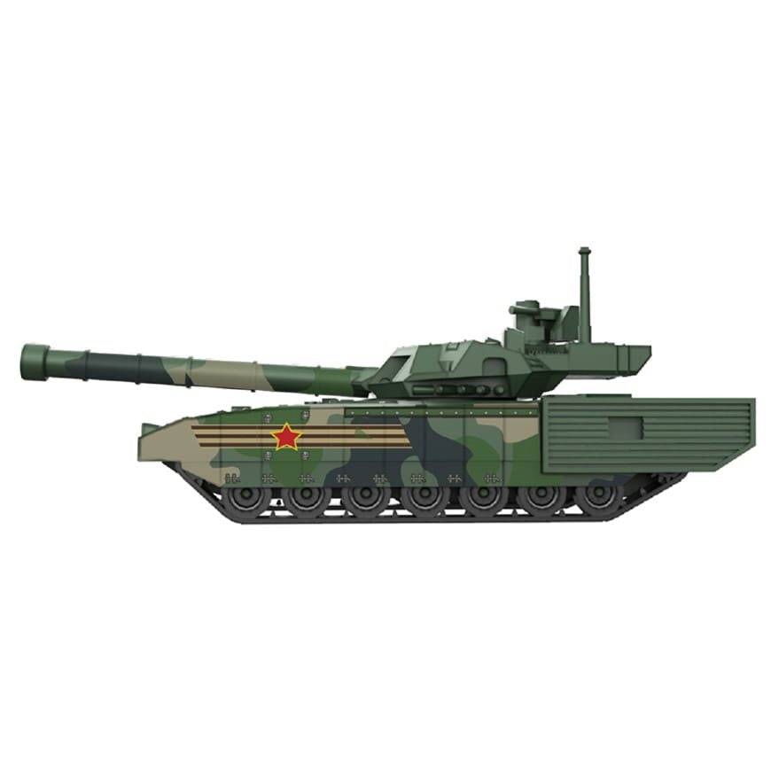 Maqueta del tanque T-14 Armata en escala 1:100