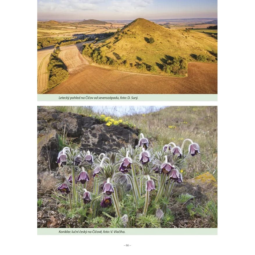Cubierta del libro 'Tesoro de la naturaleza de České středohoří' — edición 50.º aniversario