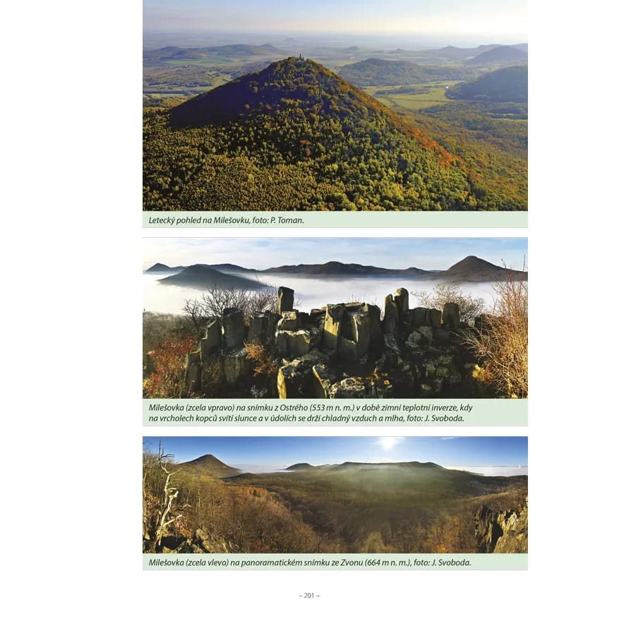 Cubierta del libro 'Tesoro de la naturaleza de České středohoří' — edición 50.º aniversario