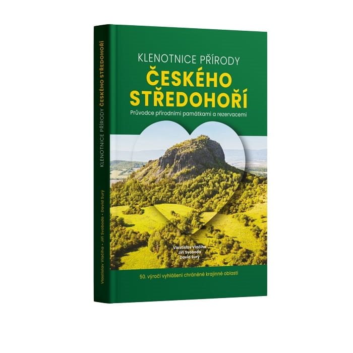 Cubierta del libro 'Tesoro de la naturaleza de České středohoří' — edición 50.º aniversario