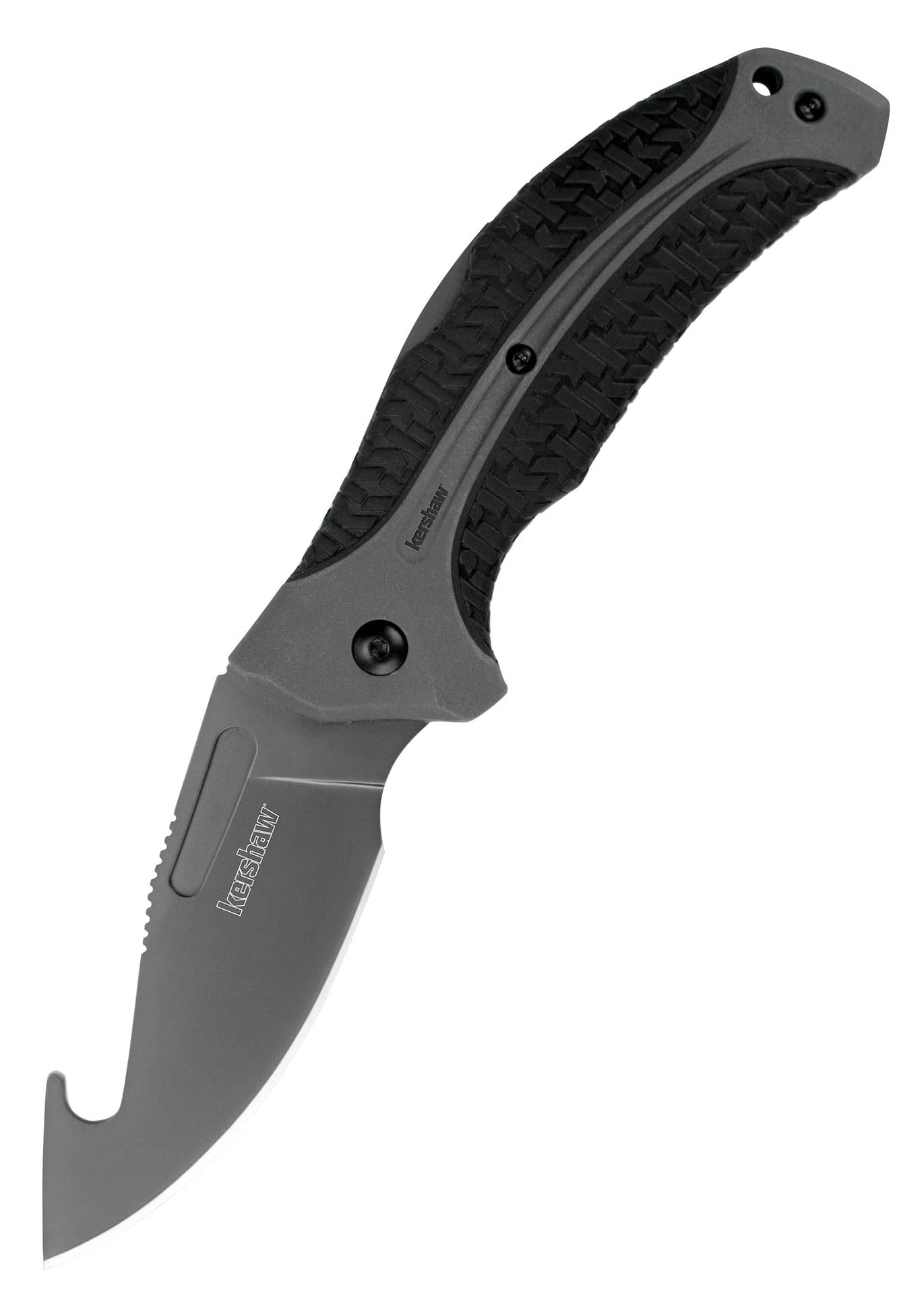 Cuchillo de caza Kershaw LoneRock Large Fixed Blade, Gut Hook, KW-1896 - Espadas y Más