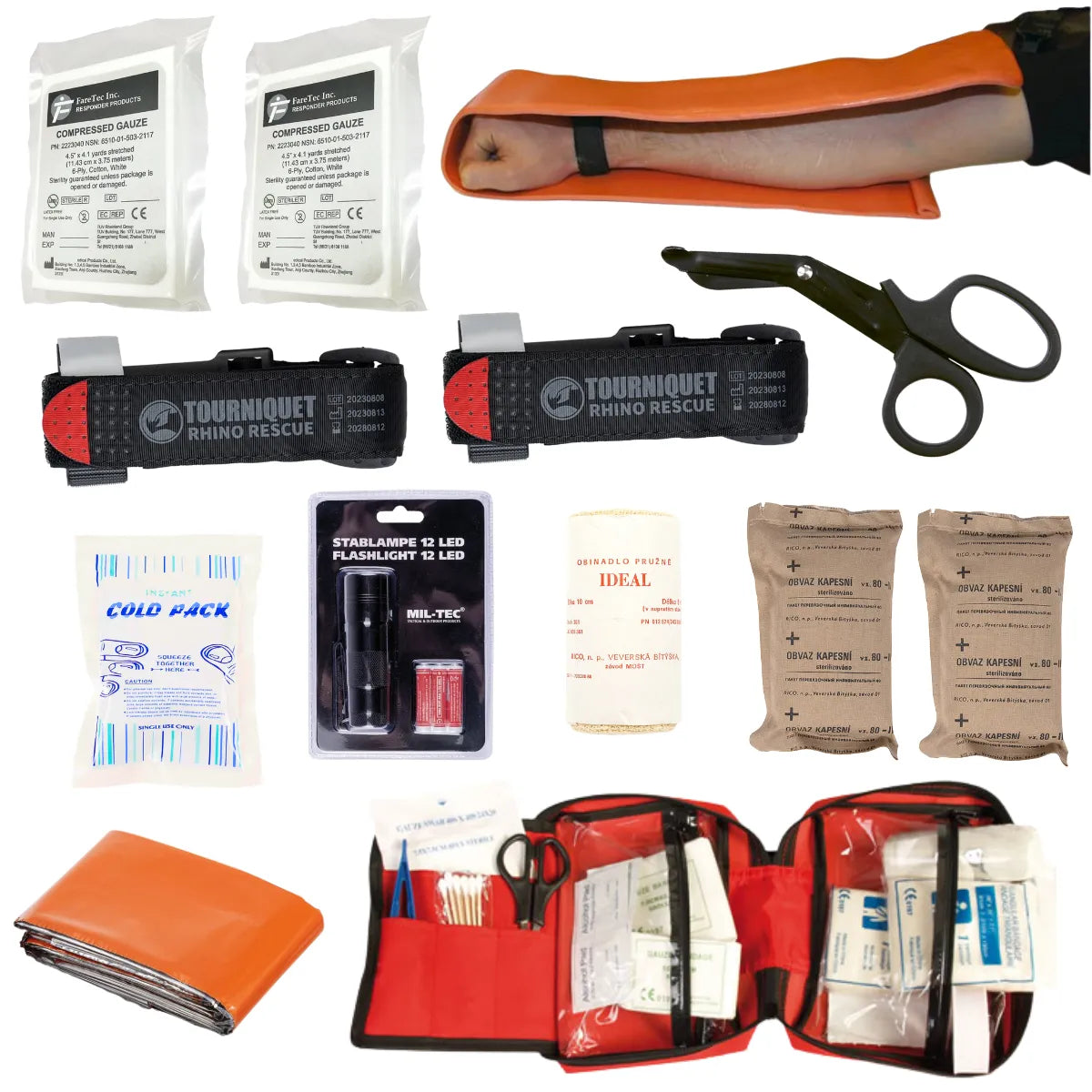 IFAK Completo – Kit avanzado de primeros auxilios y control de hemorragias
