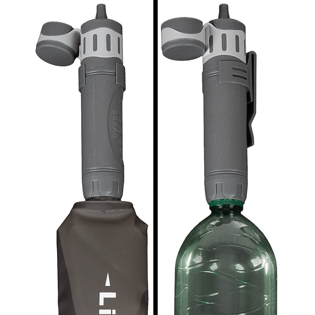 Filtro de agua Surao Life 2 Go Basic con nano-fibras y botella plegable