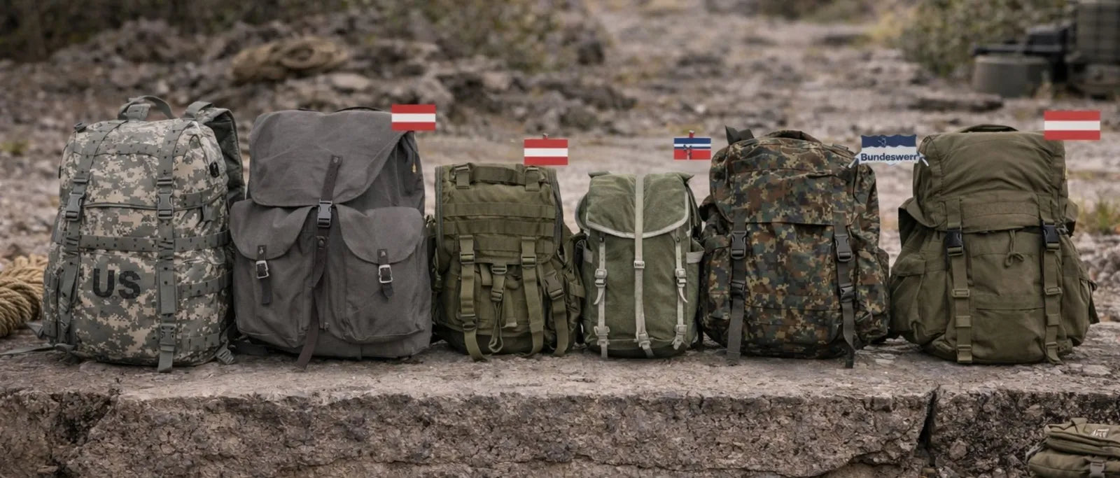 Mochilas Originales del ejército