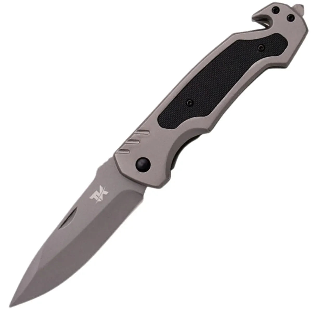 Navaja Rescate Tramuntana Acero inoxidable Titanio G10 Negro