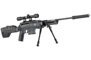 Carabina Norica Sniper com Gas Power Piston, Mira Telescópica e Bipé Incluídos