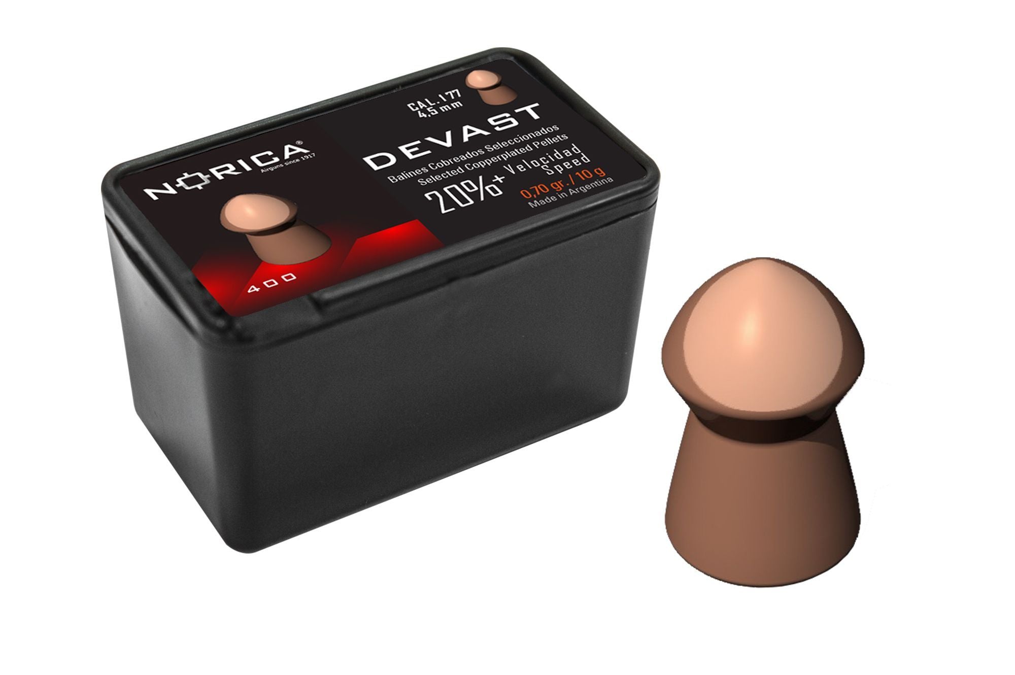 Balín Norica Devast Cobreado +20% Velocidad