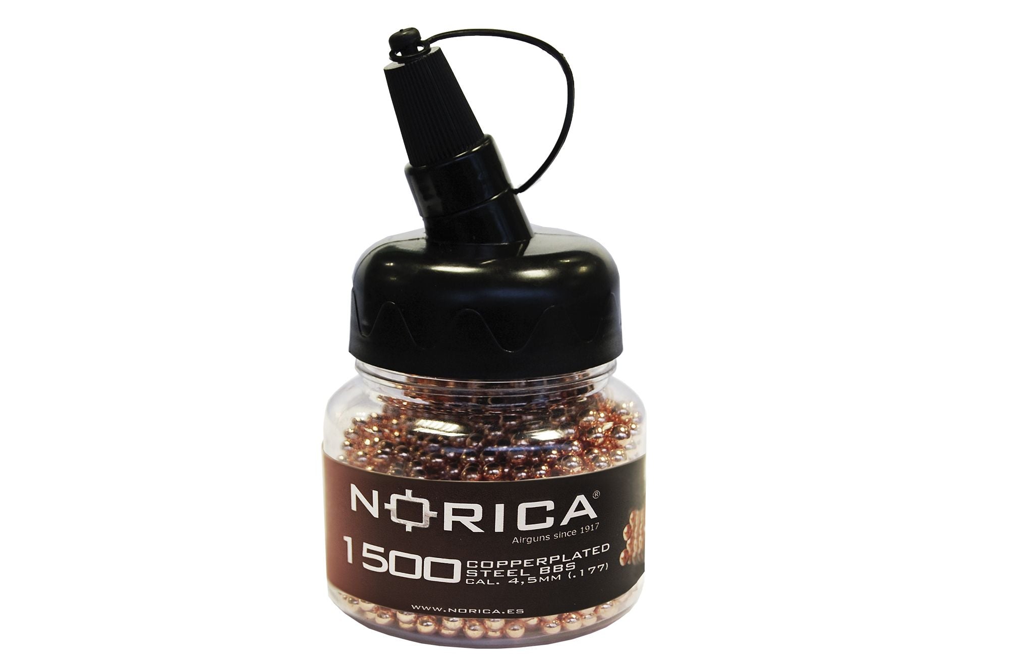 Bolas BB Norica Cobreadas Premium 4,5 mm 1500 unidades
