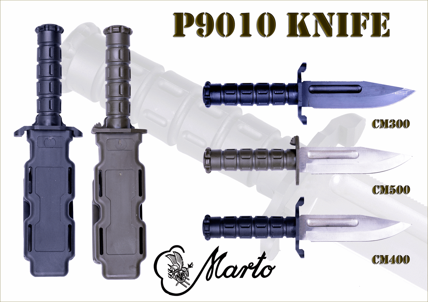 Imagen de Cuchillo Modular Multiuso con Vaina con Cierre Swivel Marto parte de nuestra colección en Espadas y más, sitio oficial.