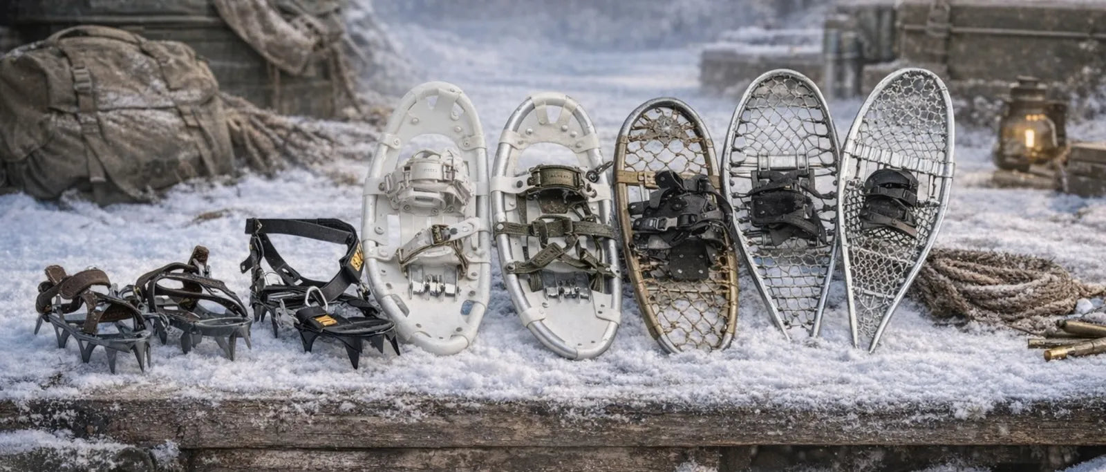 Raquetas De Nieve Y Crampones