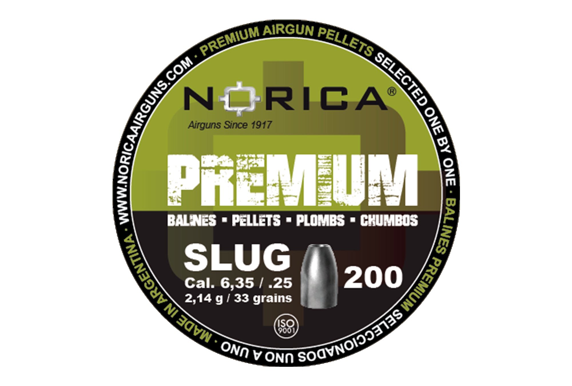 Balines Norica Premium Slug 9 mm 100 unidades