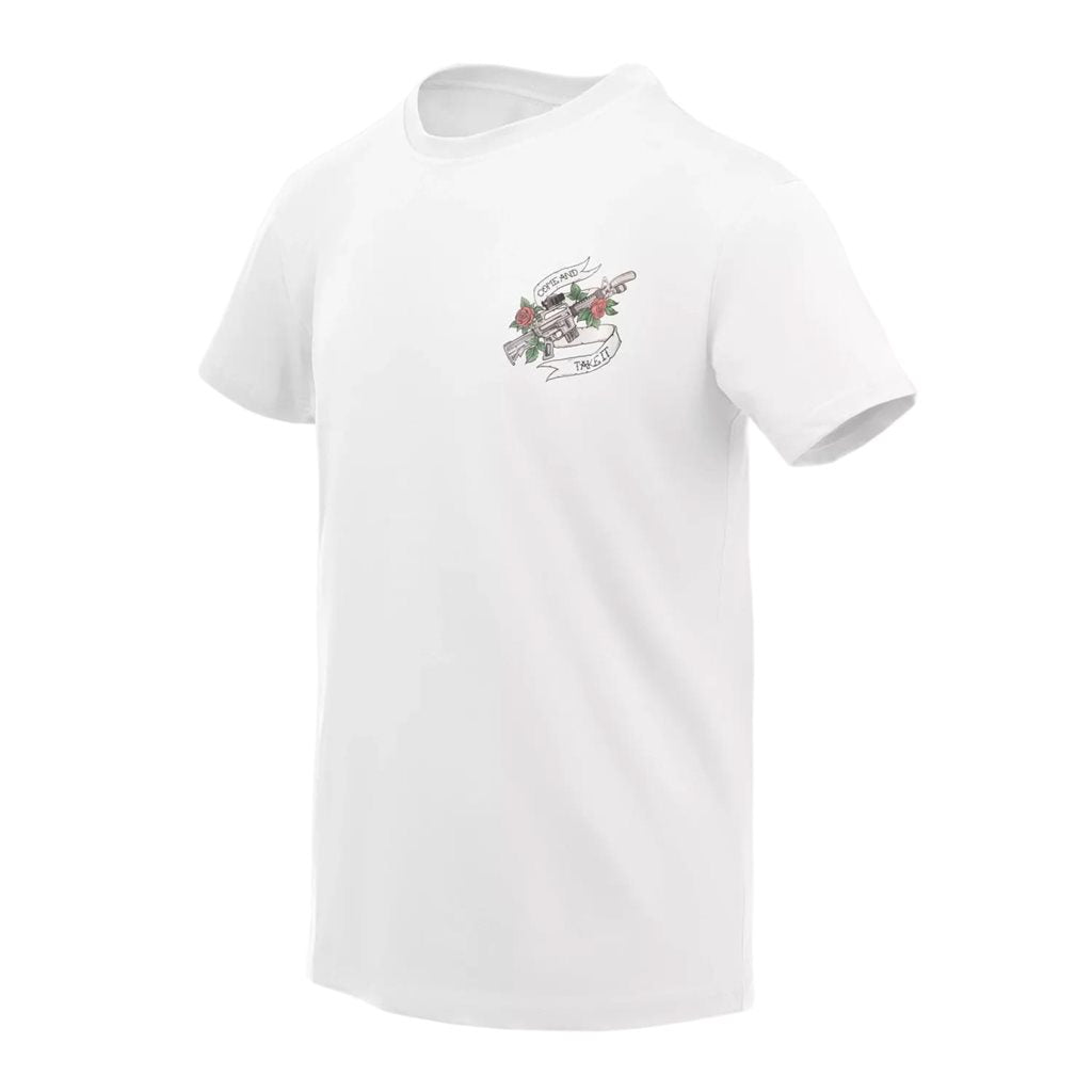 Camiseta blanca COME AND TAKE IT Helikon-Tex vista frontal