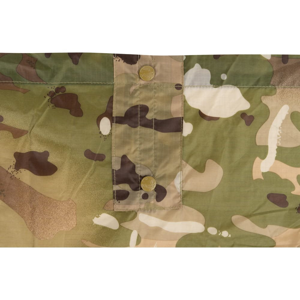 Lona BASHA 270 x 175 cm de nylon recubierto, plegada en bolsa aprox. 20 x 16 x 7 cm