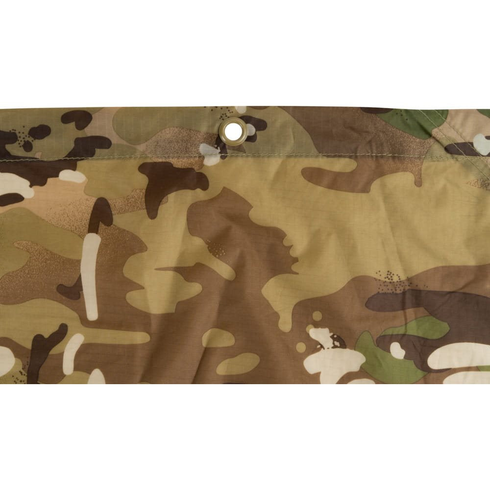 Lona BASHA 270 x 175 cm de nylon recubierto, plegada en bolsa aprox. 20 x 16 x 7 cm