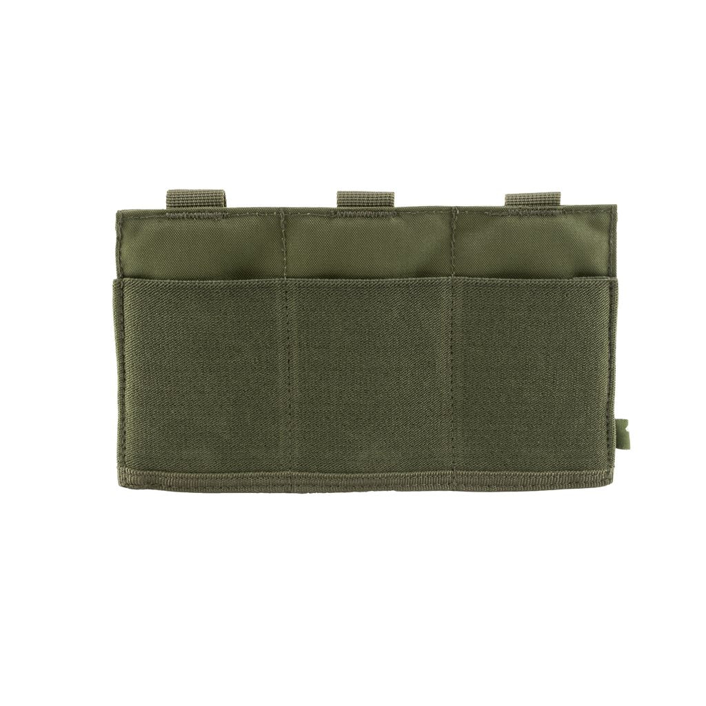 Funda elástica abierta para 3 cargadores M4/M16 en negro