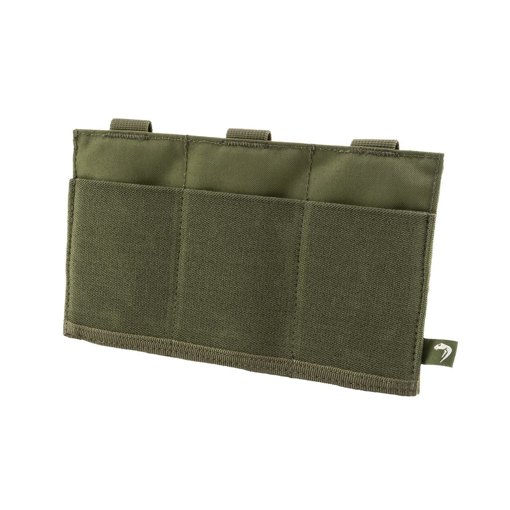 Funda elástica abierta para 3 cargadores M4/M16 en negro