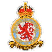 Parche 310.ª escuadrilla checoslovaca RAF, color, aprox. 8,5 x 11 cm