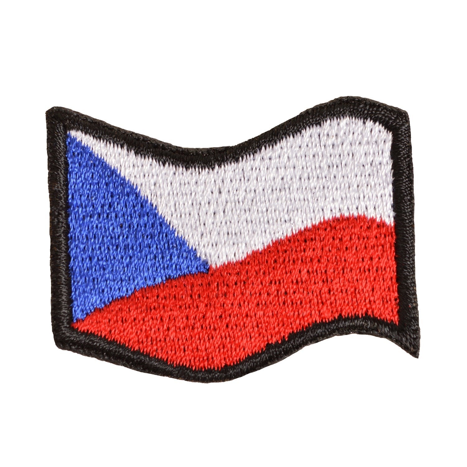 Parche textil bandera República Checa 4,5 x 3 cm