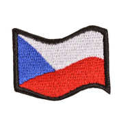 Parche textil bandera República Checa 4,5 x 3 cm