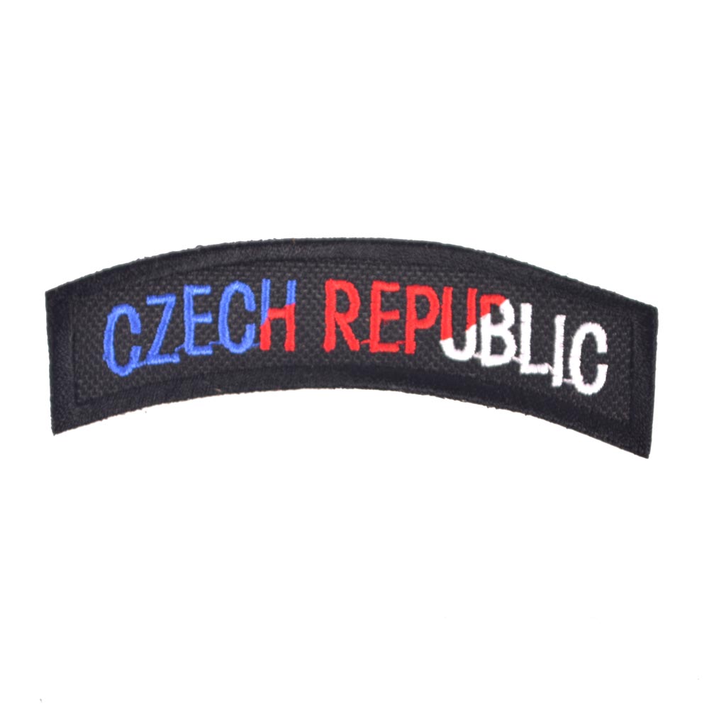 Parche domovenka arco CZECH REPUBLIC tricolor 90x23 mm