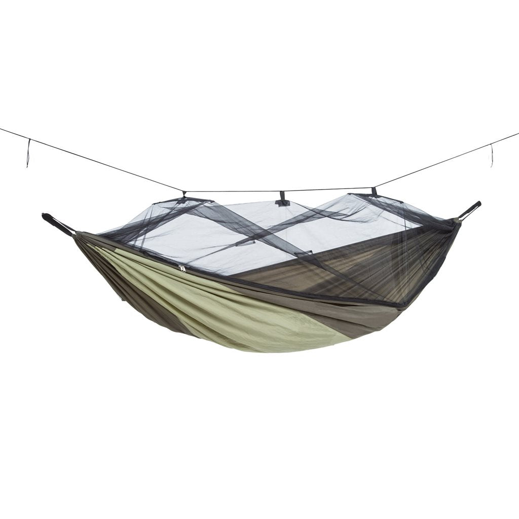 Hamaca MOSKITO TRAVELLER THERMO XXL con mosquitera integrada y bolsillo para colchoneta 7 cm