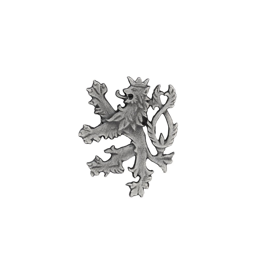 Insignia del león checo 30 x 38 mm con cierre PIN, pieza fundida