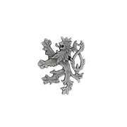 Insignia del león checo 30 x 38 mm con cierre PIN, pieza fundida