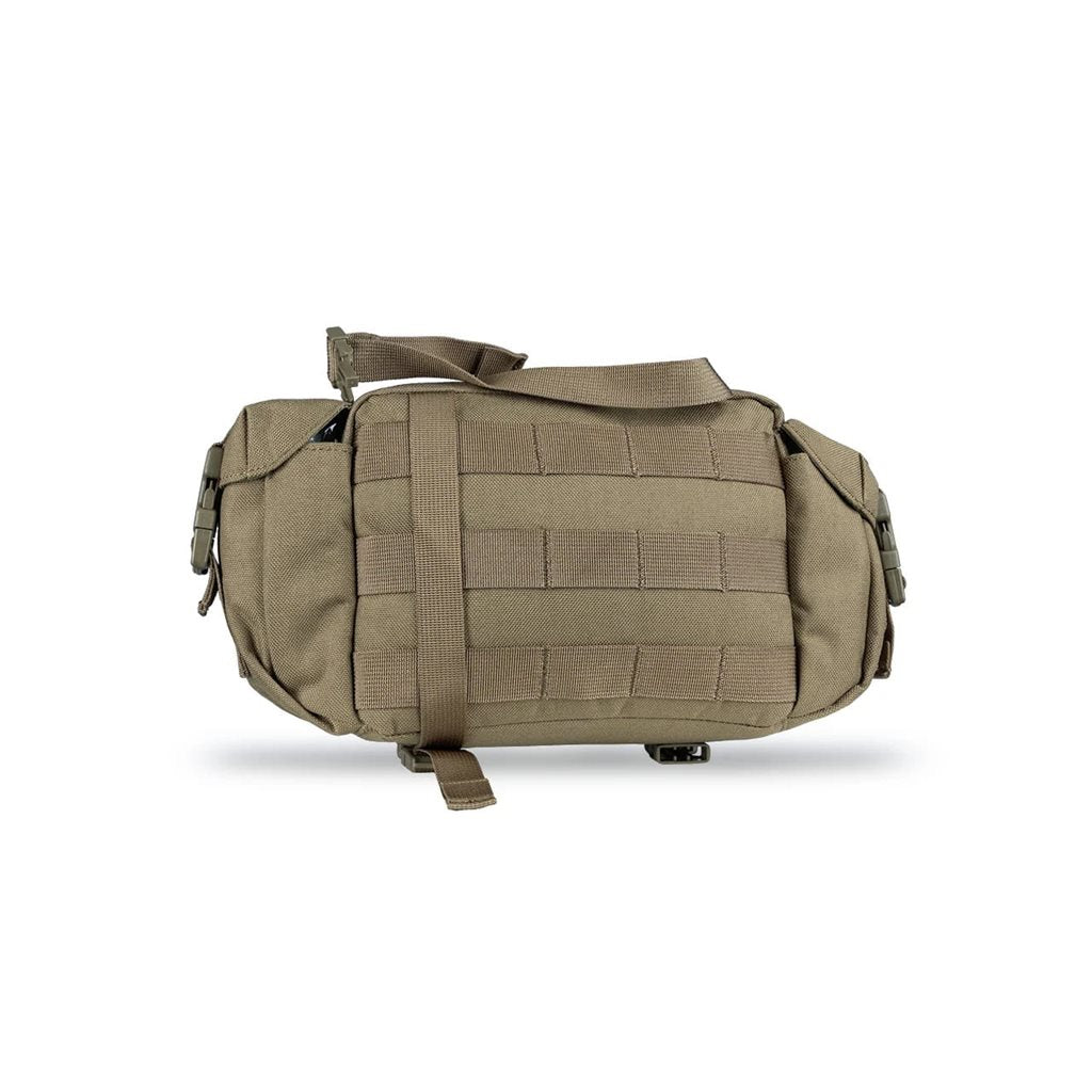 Ledvinka A2MP - riñonera táctica con compartimento acolchado y bolsillos compatible con PALS/MOLLE