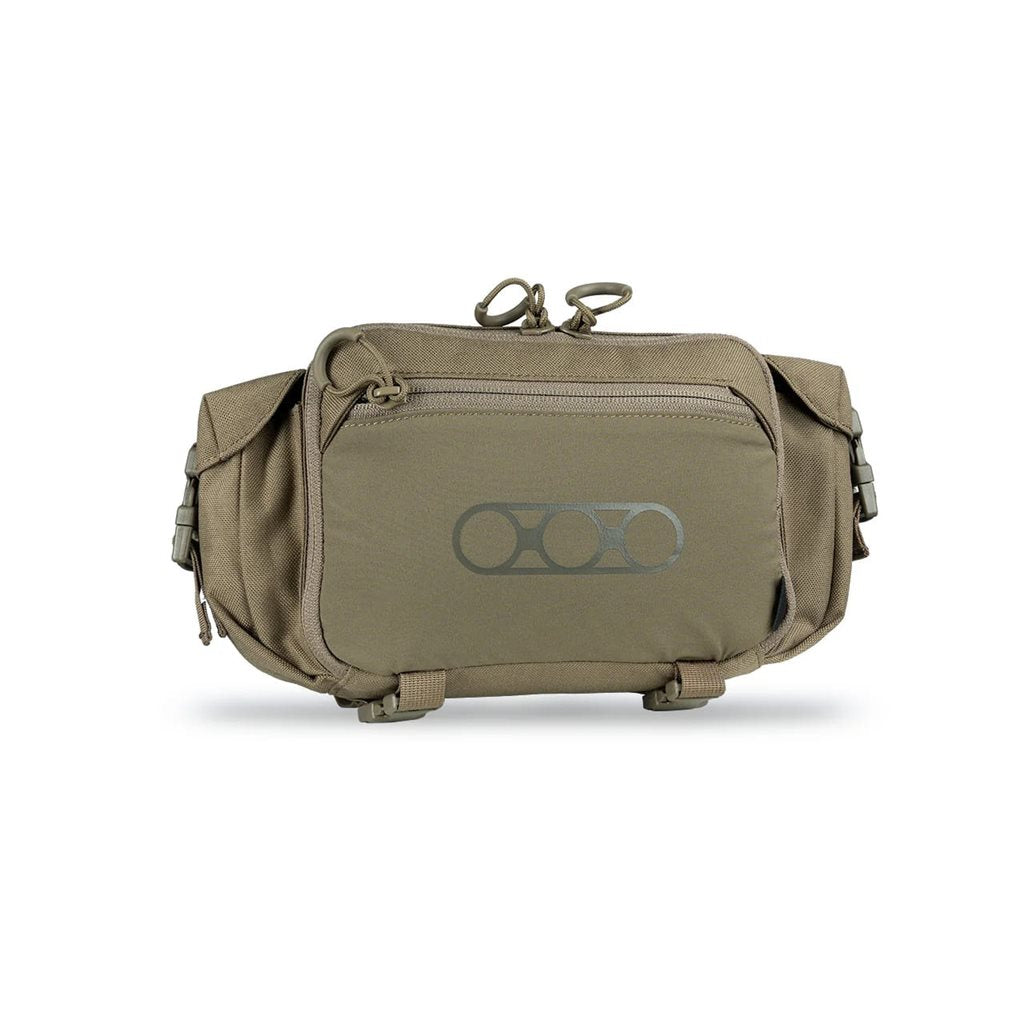 Ledvinka A2MP - riñonera táctica con compartimento acolchado y bolsillos compatible con PALS/MOLLE