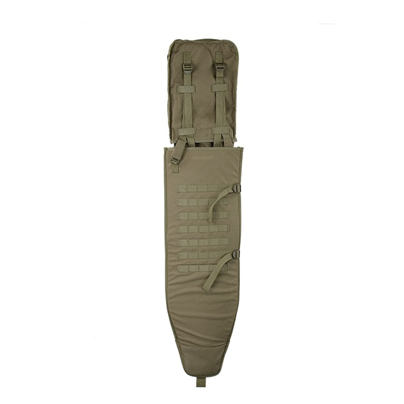 Funda táctica A4SS Tactical Carrier de Eberlestock, estuche para rifles y fusiles, ajustable en ancho y alto.