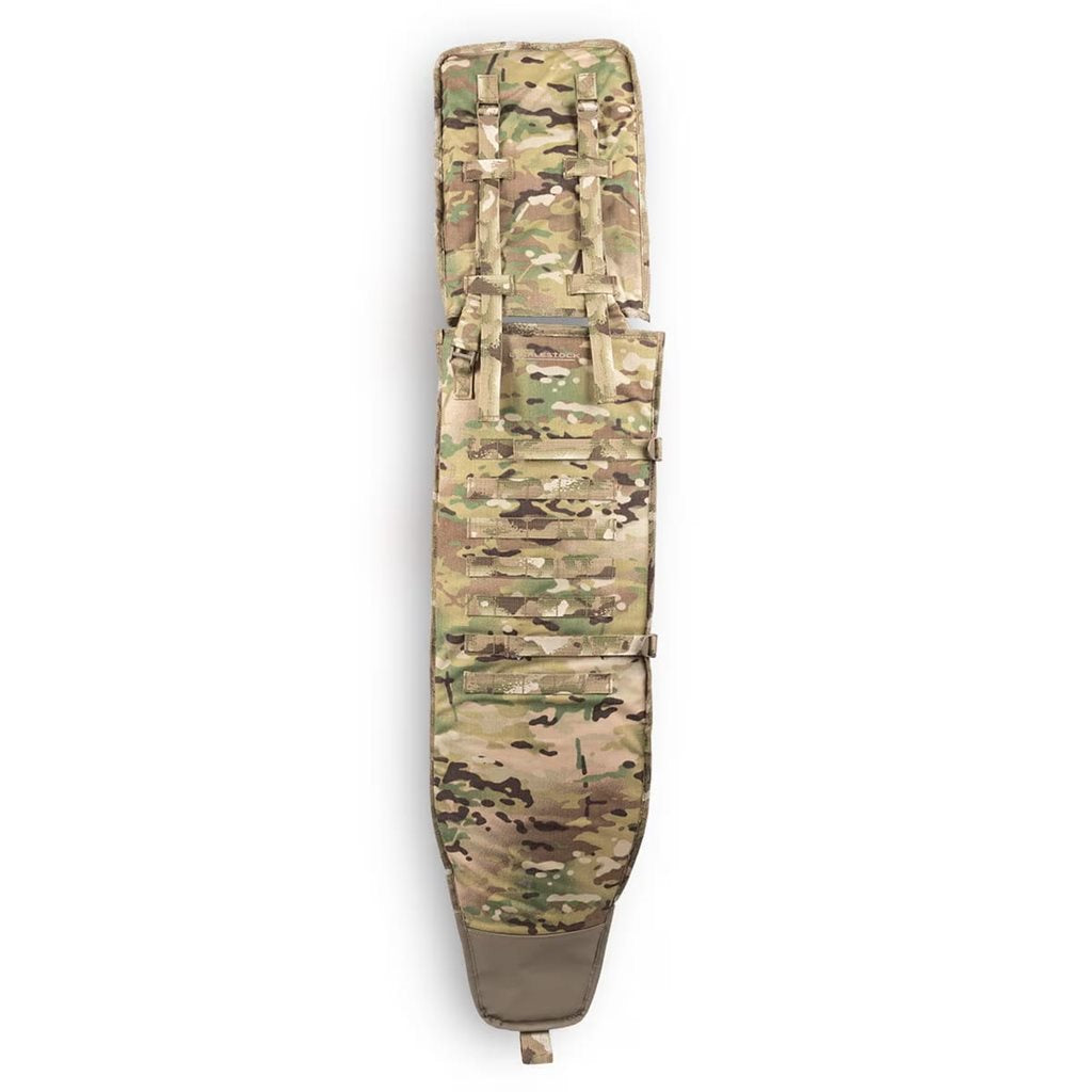Funda táctica A4SS Tactical Carrier de Eberlestock, estuche para rifles y fusiles, ajustable en ancho y alto.