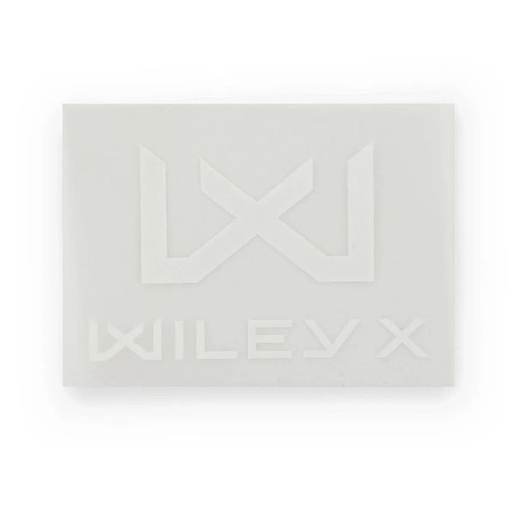 Parche termoadhesivo WILEY X blanco 80 mm con logo