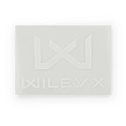 Parche termoadhesivo WILEY X blanco 80 mm con logo